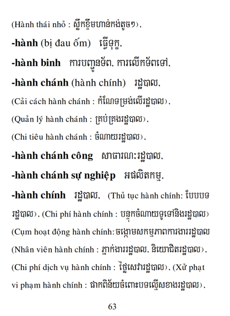 Từ điển Việt Khmer