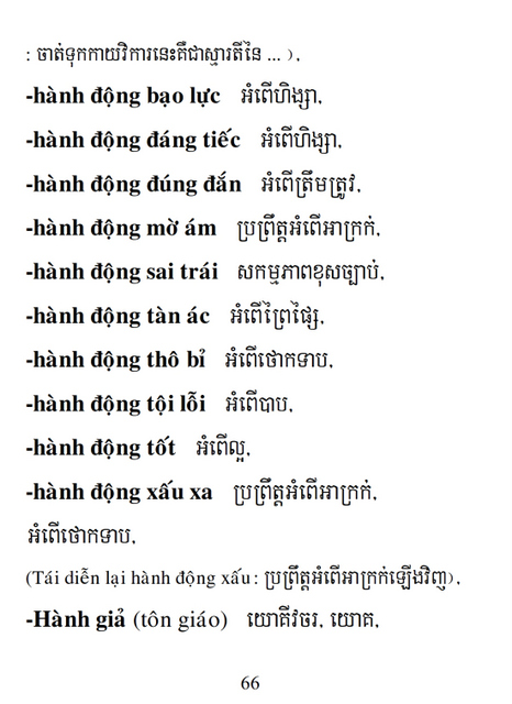 Từ điển Việt Khmer