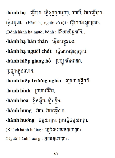 Từ điển Việt Khmer