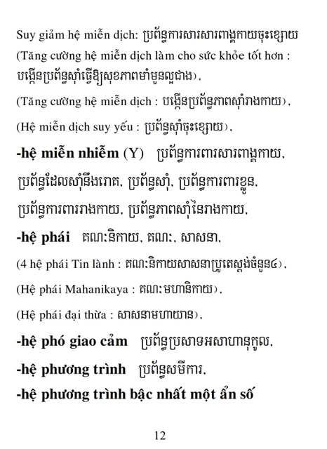 Từ điển Việt Khmer