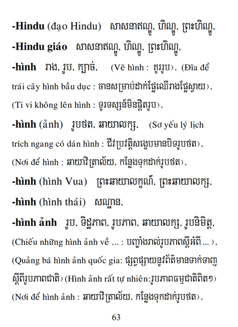 Từ điển Việt Khmer