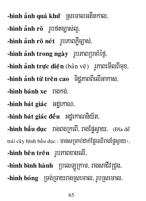 Từ điển Việt Khmer