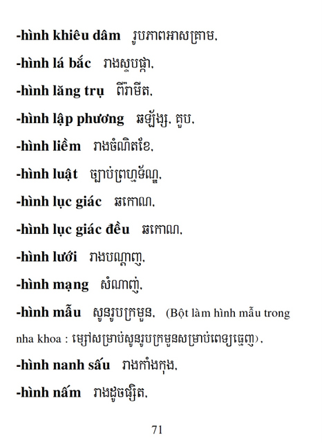 Từ điển Việt Khmer