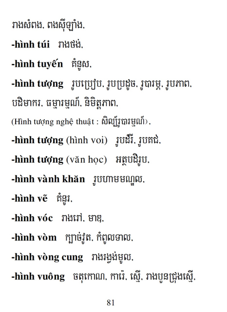 Từ điển Việt Khmer