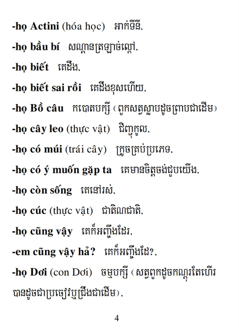 Từ điển Việt Khmer