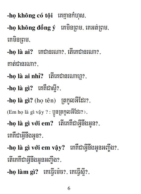 Từ điển Việt Khmer