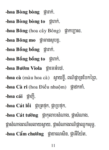 Từ điển Việt Khmer