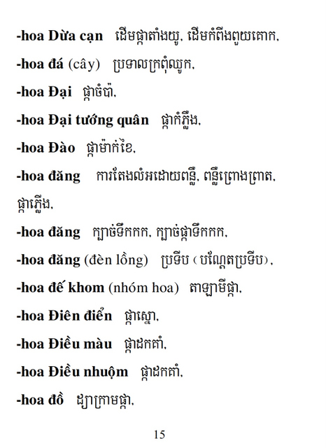 Từ điển Việt Khmer