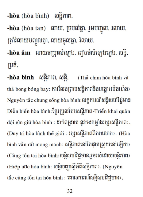 Từ điển Việt Khmer