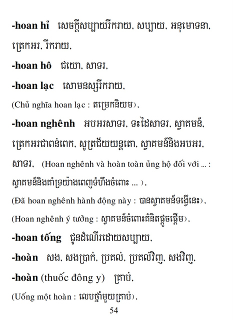 Từ điển Việt Khmer