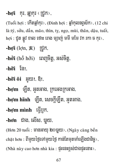 Từ điển Việt Khmer