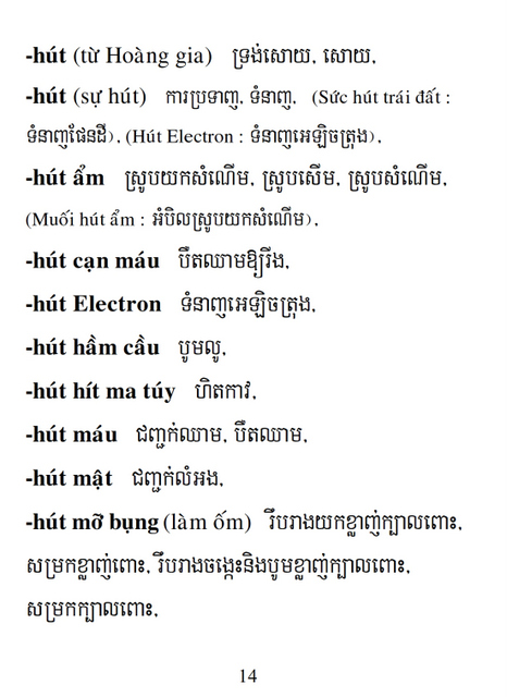 Từ điển Việt Khmer