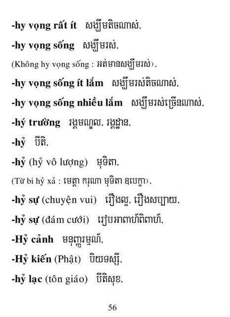 Từ điển Việt Khmer