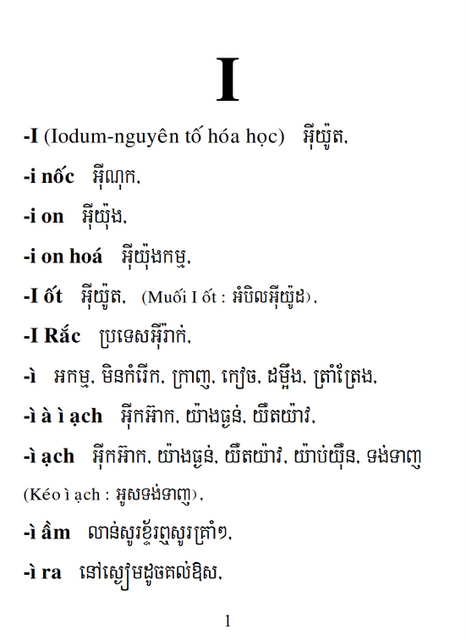 Từ điển Việt Khmer