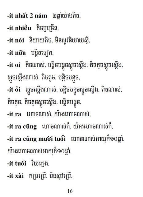 Từ điển Việt Khmer