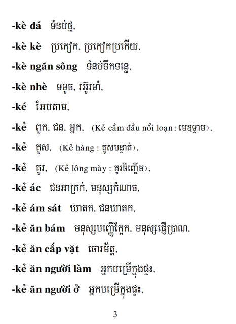 Từ điển Việt Khmer