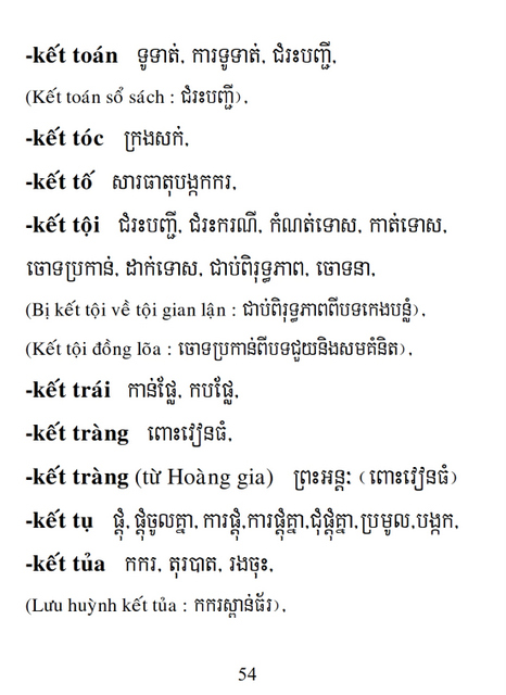 Từ điển Việt Khmer