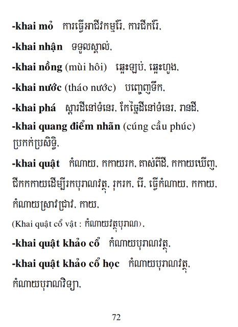 Từ điển Việt Khmer