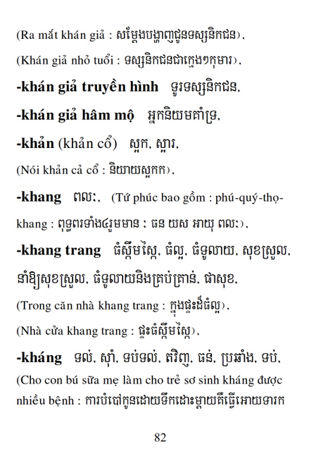 Từ điển Việt Khmer