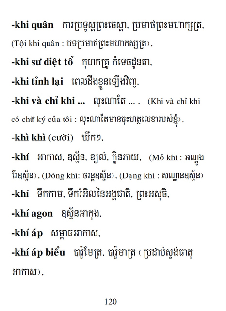 Từ điển Việt Khmer