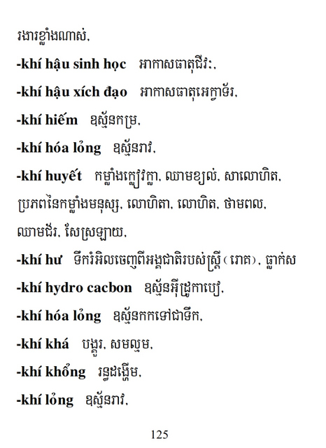 Từ điển Việt Khmer