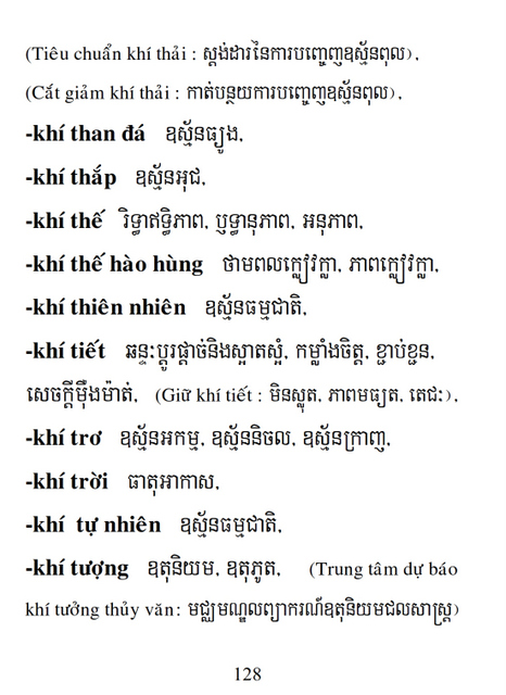 Từ điển Việt Khmer