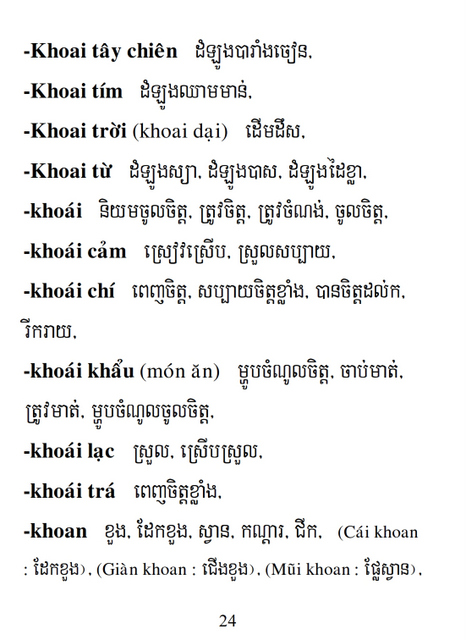 Từ điển Việt Khmer