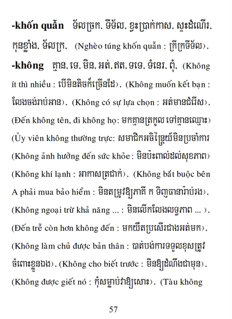 Từ điển Việt Khmer