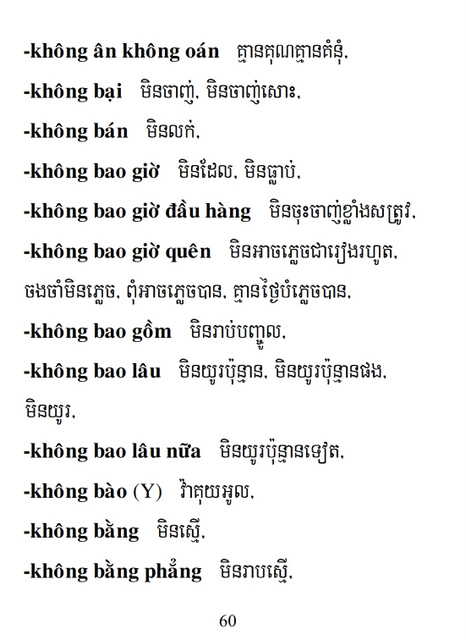 Từ điển Việt Khmer