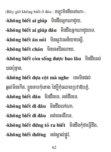 Từ điển Việt Khmer