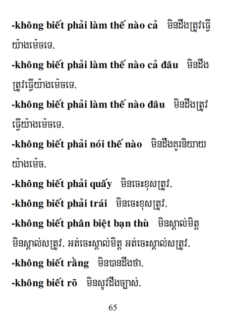 Từ điển Việt Khmer