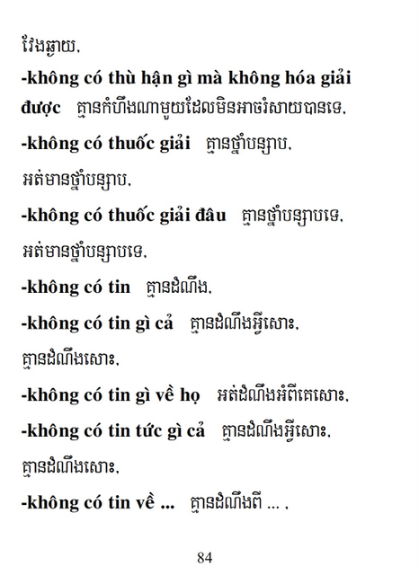 Từ điển Việt Khmer