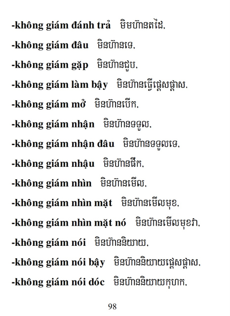 Từ điển Việt Khmer