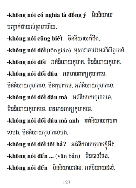 Từ điển Việt Khmer