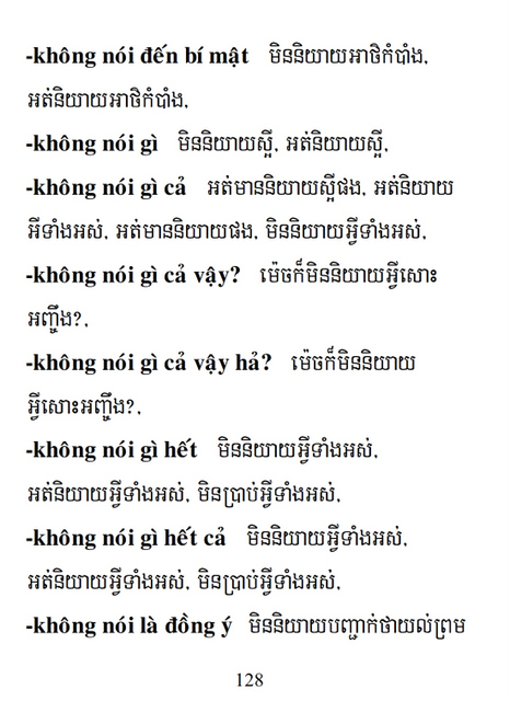 Từ điển Việt Khmer