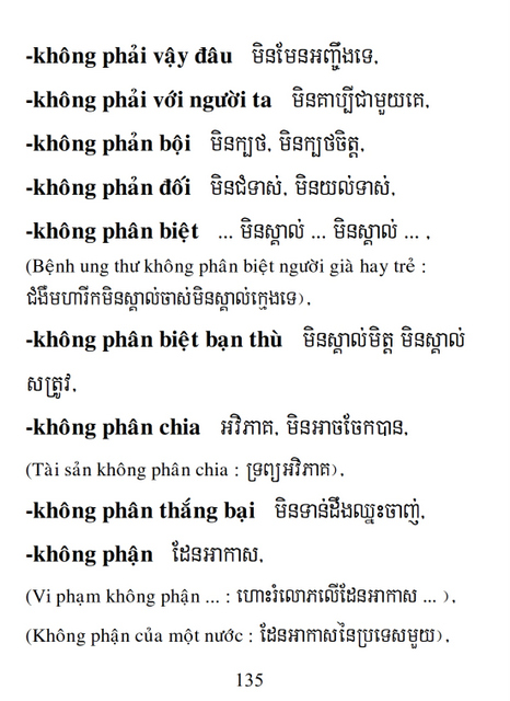 Từ điển Việt Khmer