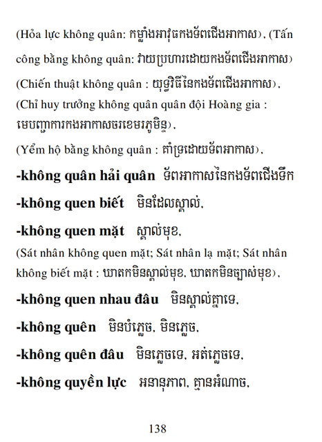 Từ điển Việt Khmer