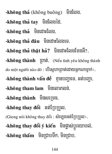 Từ điển Việt Khmer