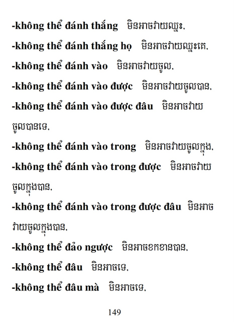 Từ điển Việt Khmer