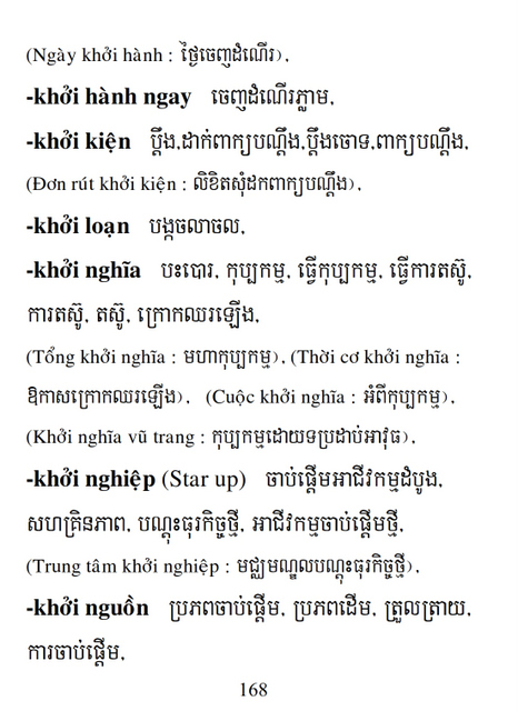 Từ điển Việt Khmer