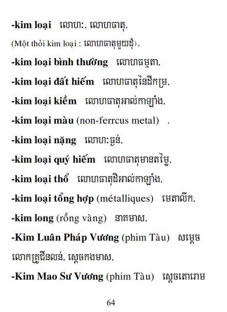 Từ điển Việt Khmer