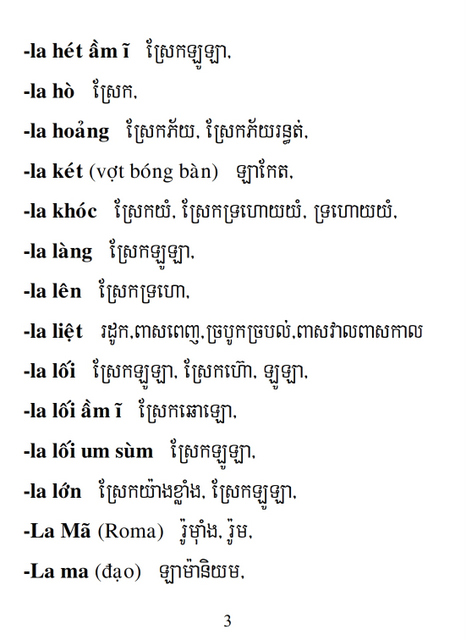 Từ điển Việt Khmer