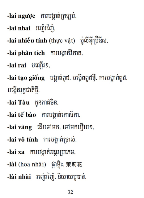 Từ điển Việt Khmer