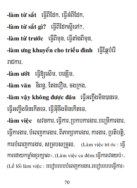 Từ điển Việt Khmer