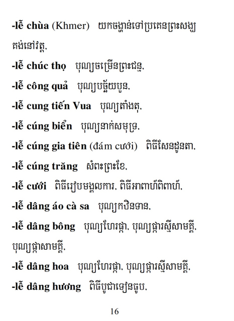 Từ điển Việt Khmer