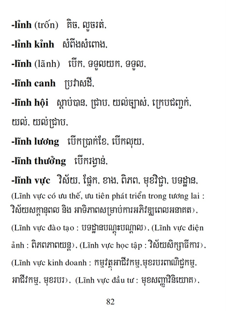 Từ điển Việt Khmer