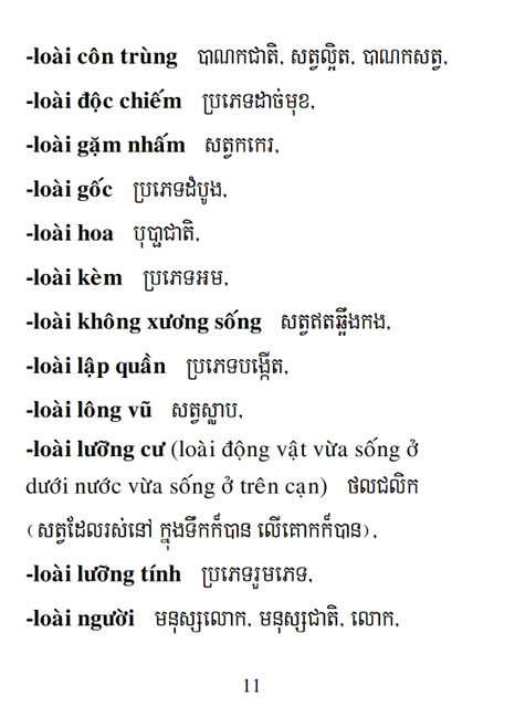 Từ điển Việt Khmer