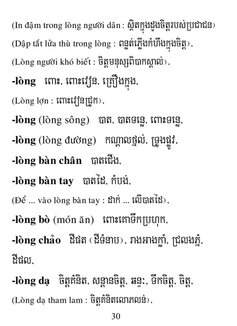 Từ điển Việt Khmer