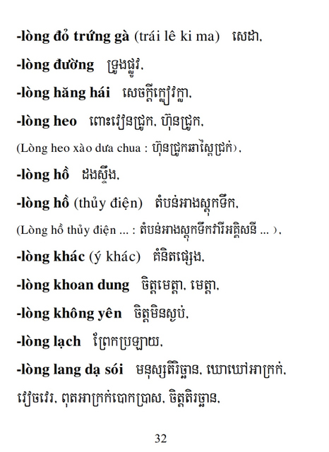 Từ điển Việt Khmer