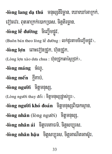 Từ điển Việt Khmer